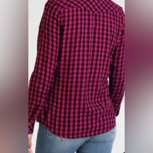NWT Calvin Klein Women's Pink Checkered Top
